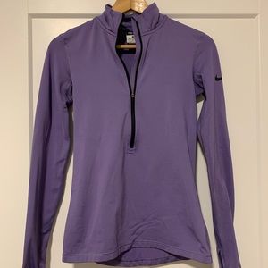 Purple Nike Half Zip